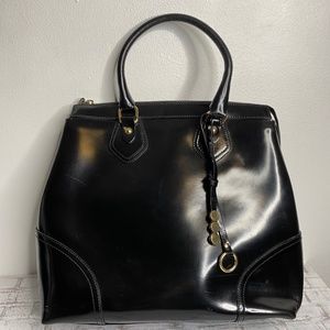 ABA Bellucci Patent Leather Shoulder Bag